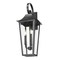Z-Lite Gannon 3 Light Outdoor Wall Light, 10in. W x 27.25in. H, Black 5008B-BK - alternate 6